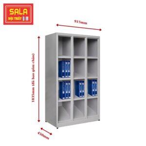 KỆ SẮT ĐỰNG HỒ SƠ VĂN PHÒNG 12 Ô, kệ sắt văn phòng