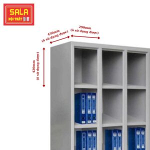 KỆ SẮT ĐỰNG HỒ SƠ VĂN PHÒNG 12 Ô, kệ sắt văn phòng
