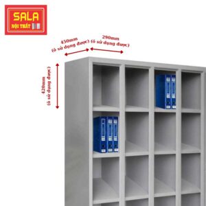 KỆ SẮT ĐỰNG HỒ SƠ VĂN PHÒNG 16 Ô, kệ sắt văn phòng