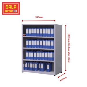 KỆ SẮT ĐỰNG HỒ SƠ VĂN PHÒNG 4 TẦNG, kệ sắt hồ sơ