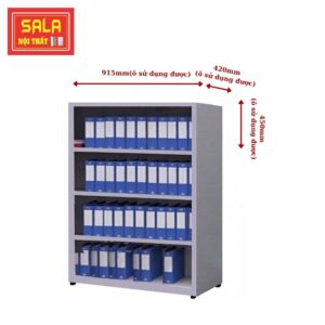 KỆ SẮT ĐỰNG HỒ SƠ VĂN PHÒNG 4 TẦNG, kệ sắt hồ sơ