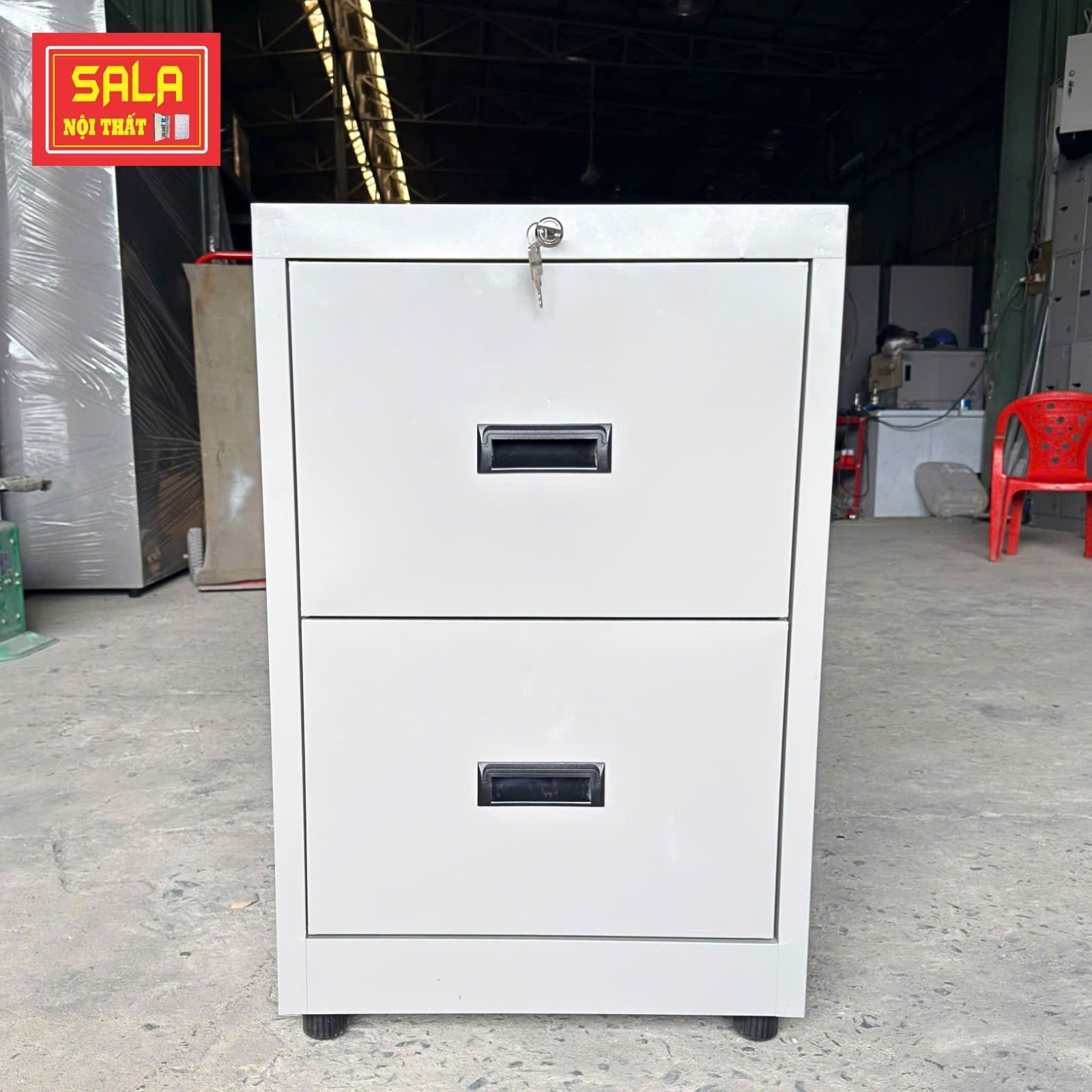 TỦ HỘC KÉO SẮT 2 NGĂN