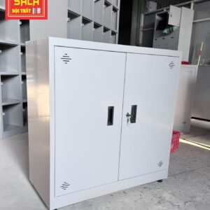 TỦ SẮT HỒ SƠ THẤP 2 CÁNH SẮT