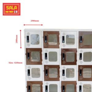 TỦ SẮT LOCKER 30 NGĂN MICA