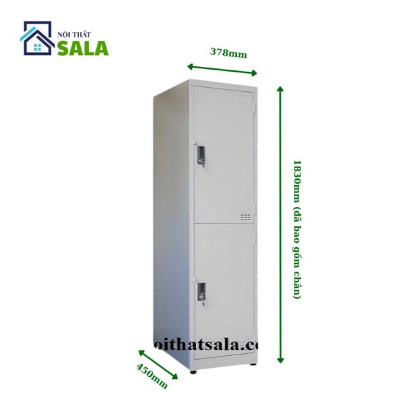 TỦ LOCKER SẮT 2 NGĂN