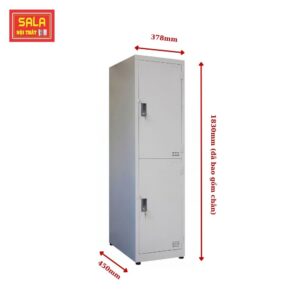 Tủ locker 2 ngăn, tủ locker, tủ sắt locker, tủ sắt locker phù hợp cho văn phòng