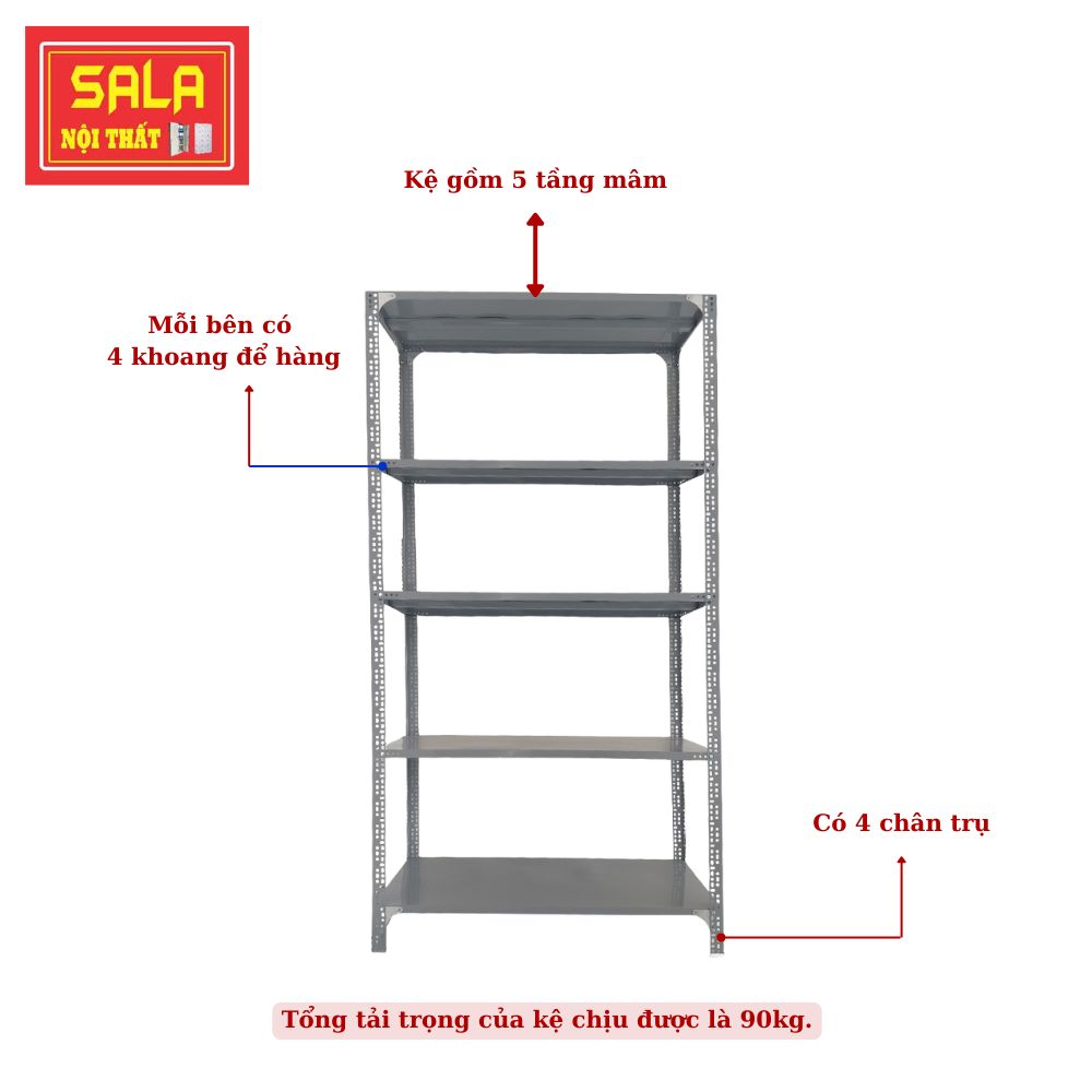 KỆ V LỖ 5 TẦNG 1 KHOANG