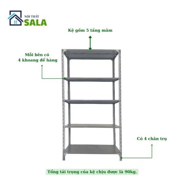 KỆ V LỖ 5 TẦNG 1 KHOANG