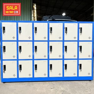 Tủ Locker Sắt 18 Ngăn Cao Cấp