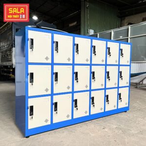 Tủ Locker Sắt 18 Ngăn Cao Cấp