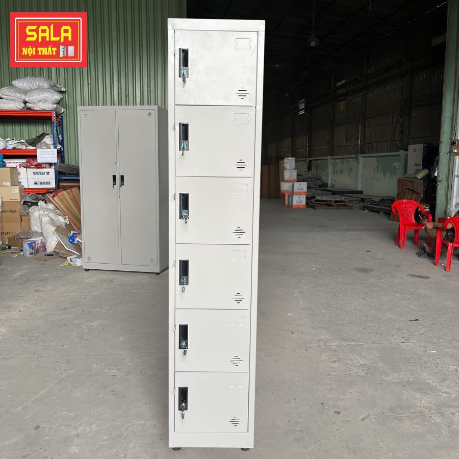 Tủ Locker Sắt 6 ngăn