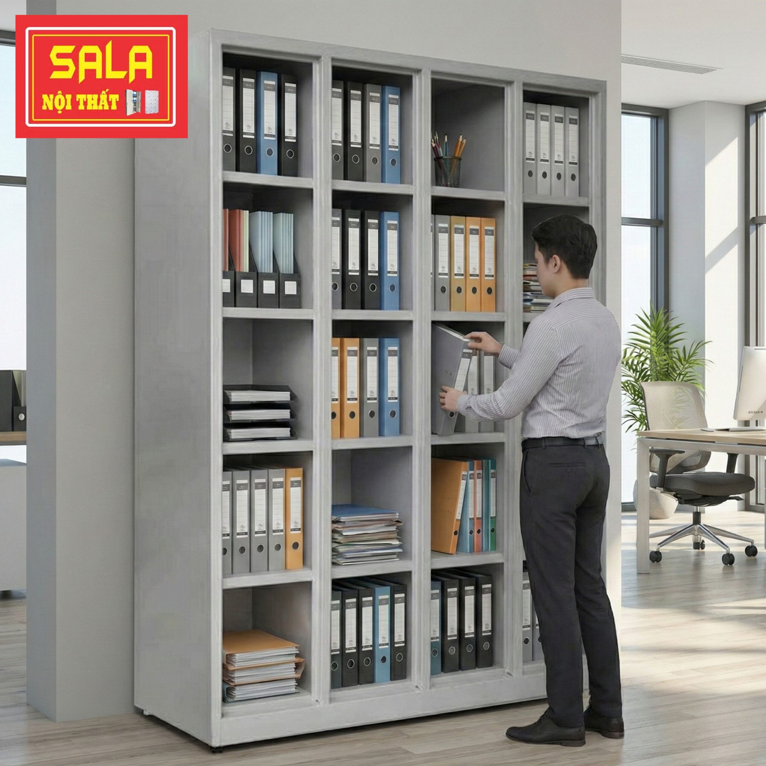 Kệ sắt đựng hồ sơ văn phòng