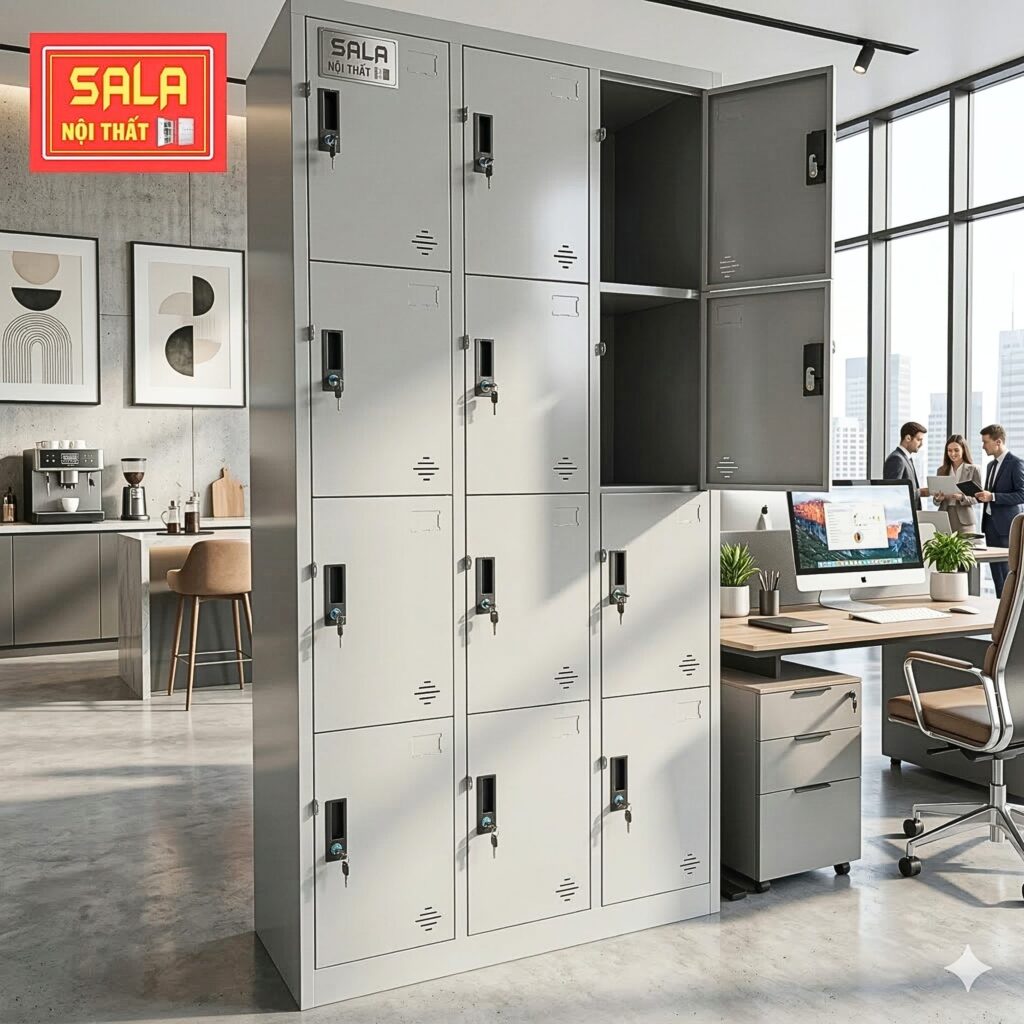Đánh giá dòng tủ sắt locker sơn tĩnh điện cao cấp Sala