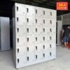 TỦ LOCKER 30 NGĂN CỘT NỔI, tủ sắt locker, tủ sắt văn phòng
