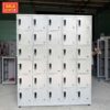 TỦ LOCKER 30 NGĂN CỘT NỔI, tủ sắt locker, tủ sắt văn phòng