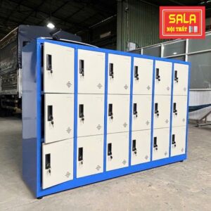 TỦ LOCKER 18 NGĂN ĐỂ ĐỒ CHO HỌC SINH