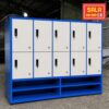 TỦ LOCKER SẮT 10 NGĂN, 4 KHOANG ĐỂ ĐỒ CHO HỌC SINH