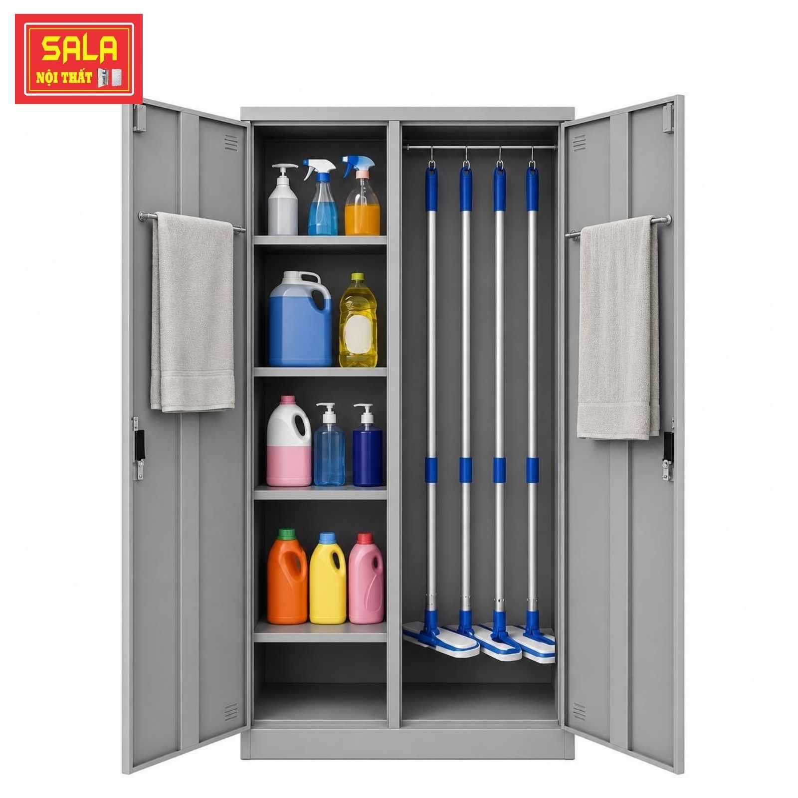 TỦ SẮT VỆ SINH 2 CÁNH LOẠI 3