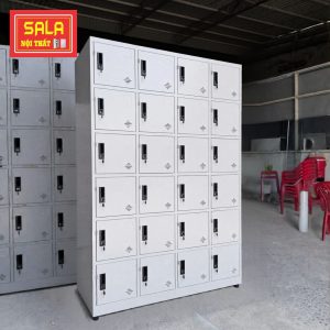 Tủ Locker 24 ngăn cột nổi