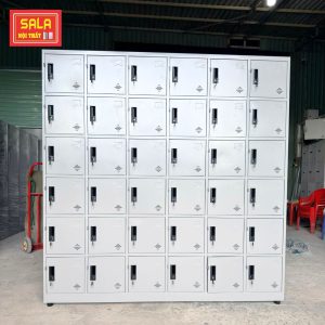 Tủ Locker 36 ngăn cột nổi. tủ sắt locker