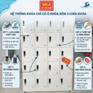 Kinh nghiệm mua tủ sắt Locker giá rẻ cho hồ bơi, tủ sắt, tủ sắt locker