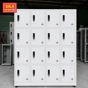 TỦ LOCKER 16 NGĂN CỘT NỔI