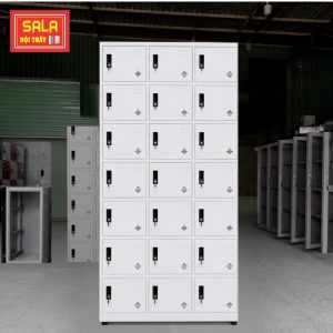 TỦ LOCKER 21 NGĂN CỘT NỔI