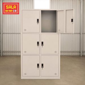 TỦ LOCKER 6 NGĂN CỘT NỔI