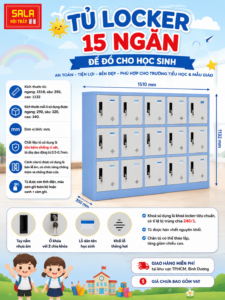 Mẫu tủ sắt trường học chất lượng, siêu bền cho học sinh