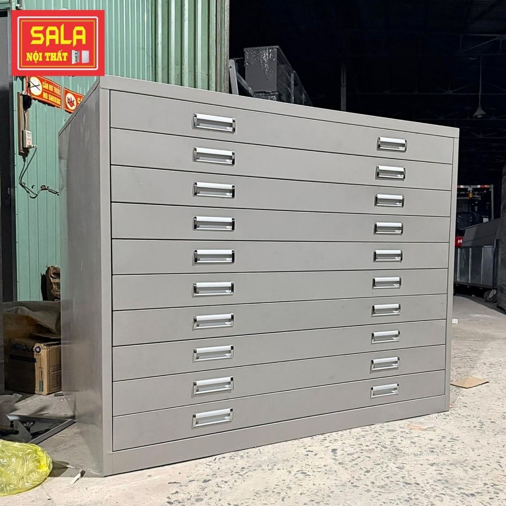 TỦ SẮT 10 HỘC KÉO