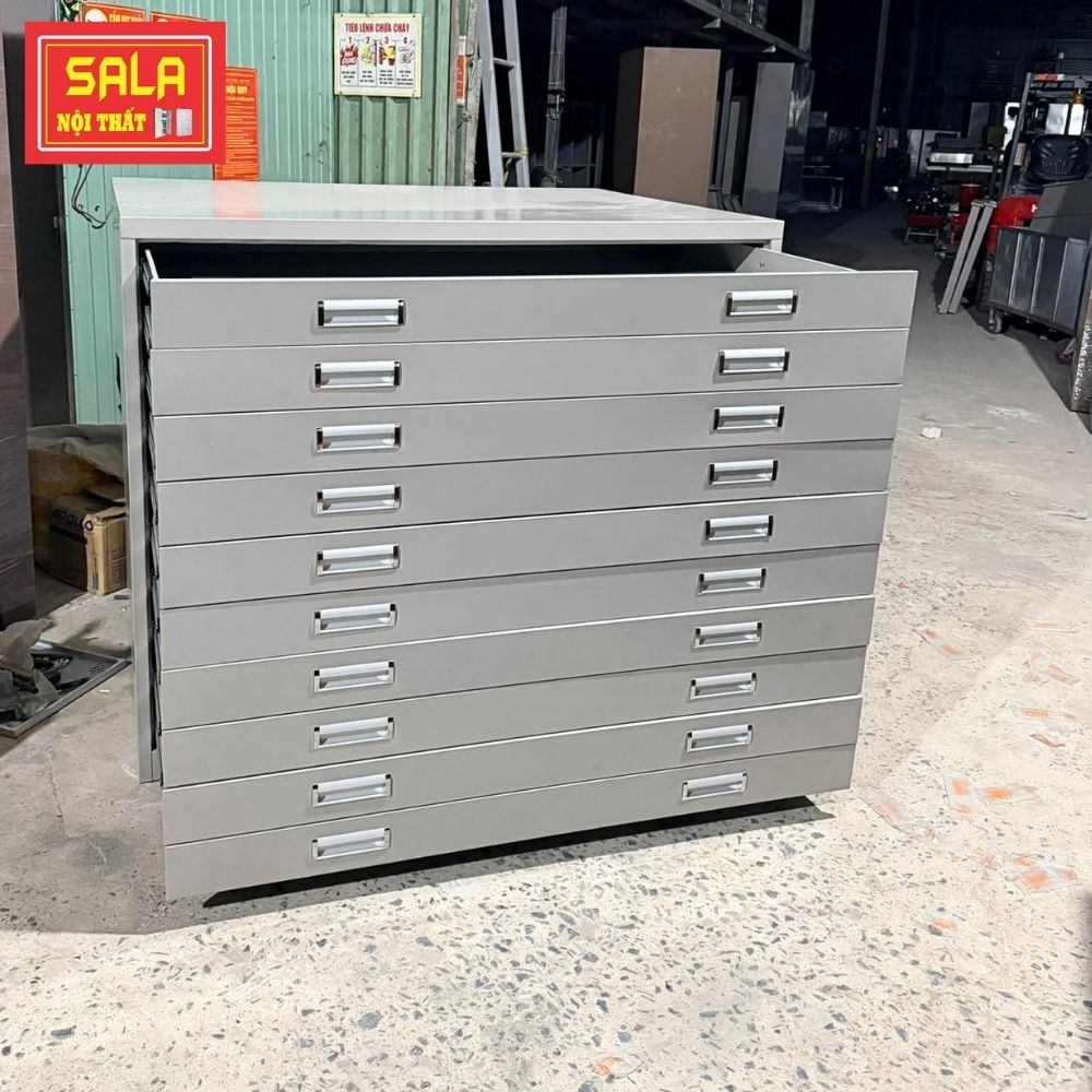 TỦ SẮT 10 HỘC KÉO